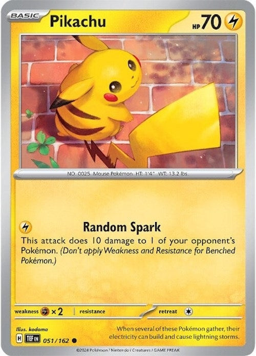 Image for Pikachu (051/162) (SV05: Temporal Forces) - Pokemon