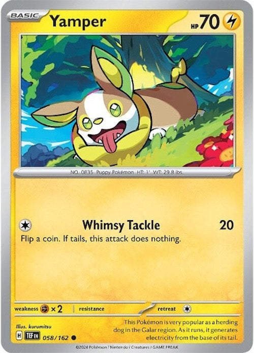 Image for Yamper (058/162) (SV05: Temporal Forces) - Pokemon