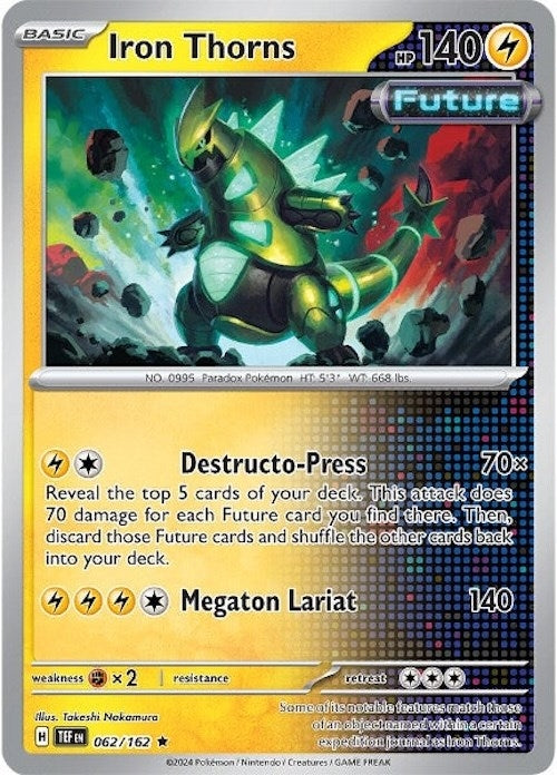 Image for Iron Thorns (062/162) (SV05: Temporal Forces) - Pokemon