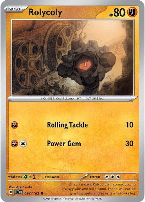 Image for Rolycoly (093/162) (SV05: Temporal Forces) - Pokemon