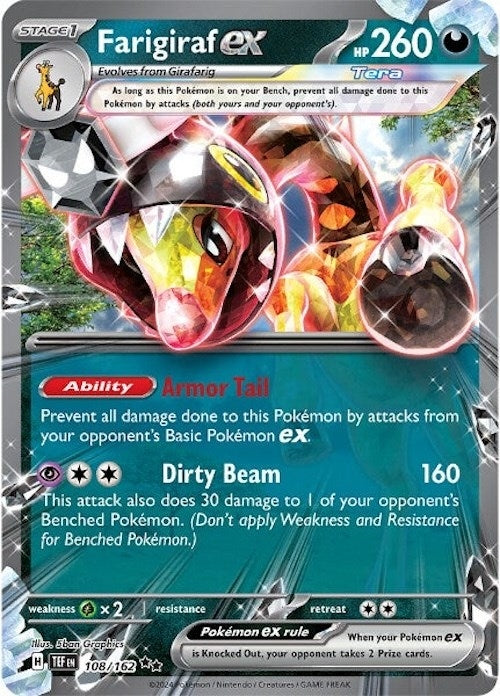 Image for Farigiraf ex (108/162) (SV05: Temporal Forces) - Pokemon