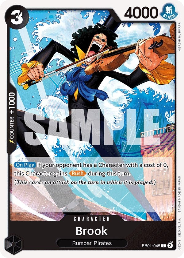 Image for Brook (045) (EB01-045) (Extra Booster: Memorial Collection) - One Piece Card Game