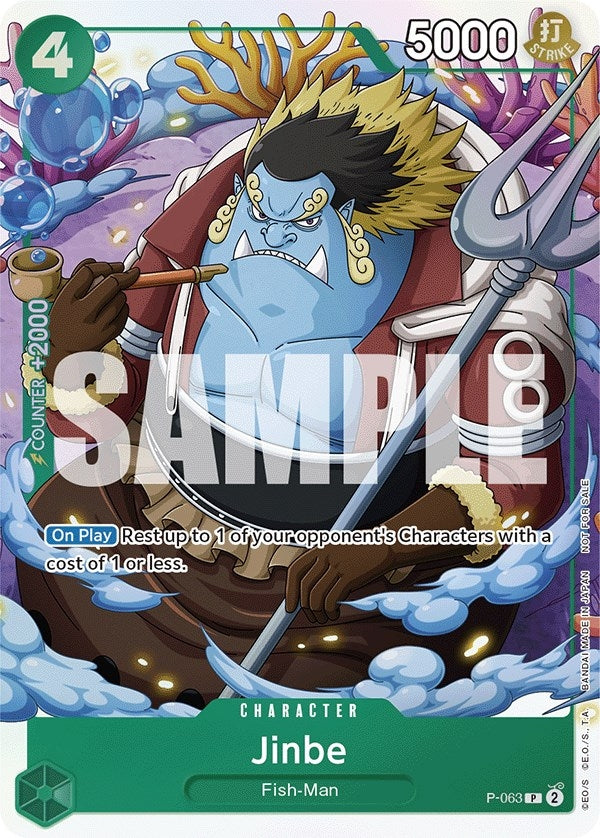 Image for Jinbe (Event Pack Vol. 4) (P-063) (One Piece Promotion Cards) - One Piece Card Game