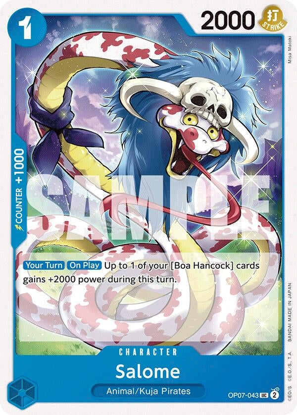Image for Salome (OP07-043) (500 Years in the Future) - One Piece Card Game