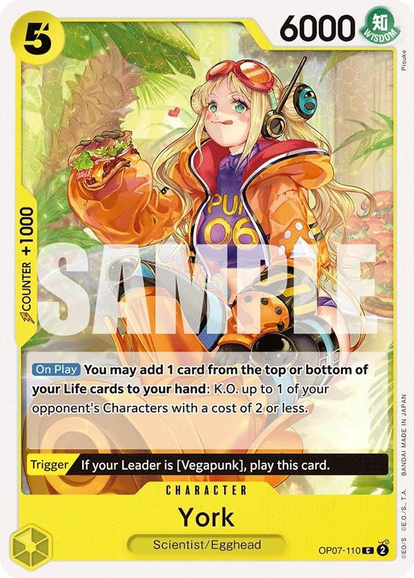 Image for York (OP07-110) (500 Years in the Future) - One Piece Card Game