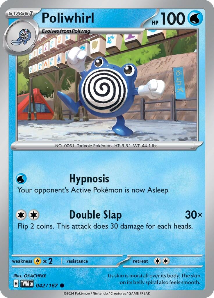 Image for Poliwhirl (042/167) (SV06: Twilight Masquerade) - Pokemon