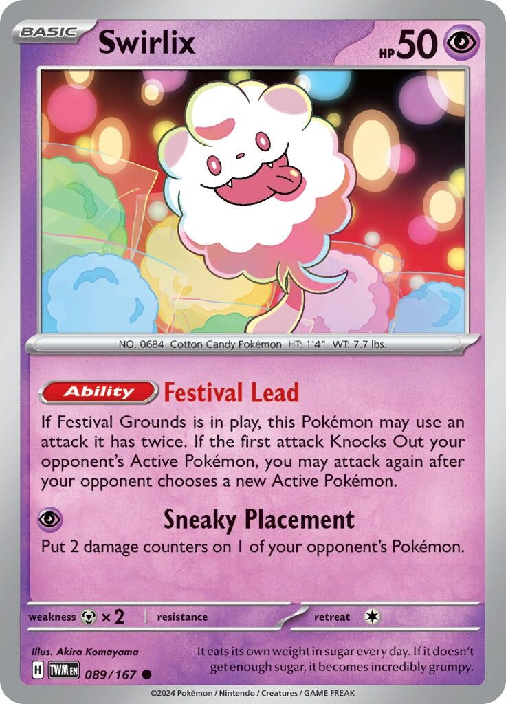 Image for Swirlix (089/167) (SV06: Twilight Masquerade) - Pokemon