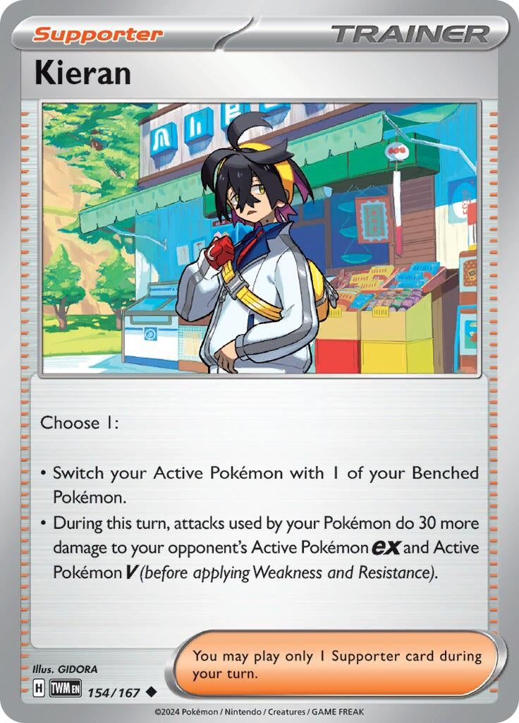 Image for Kieran (154/167) (SV06: Twilight Masquerade) - Pokemon