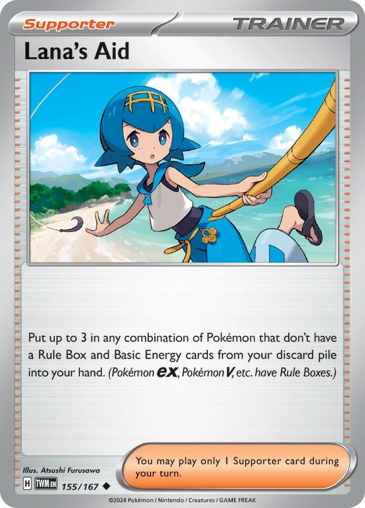 Image for Lana's Aid (155/167) (SV06: Twilight Masquerade) - Pokemon