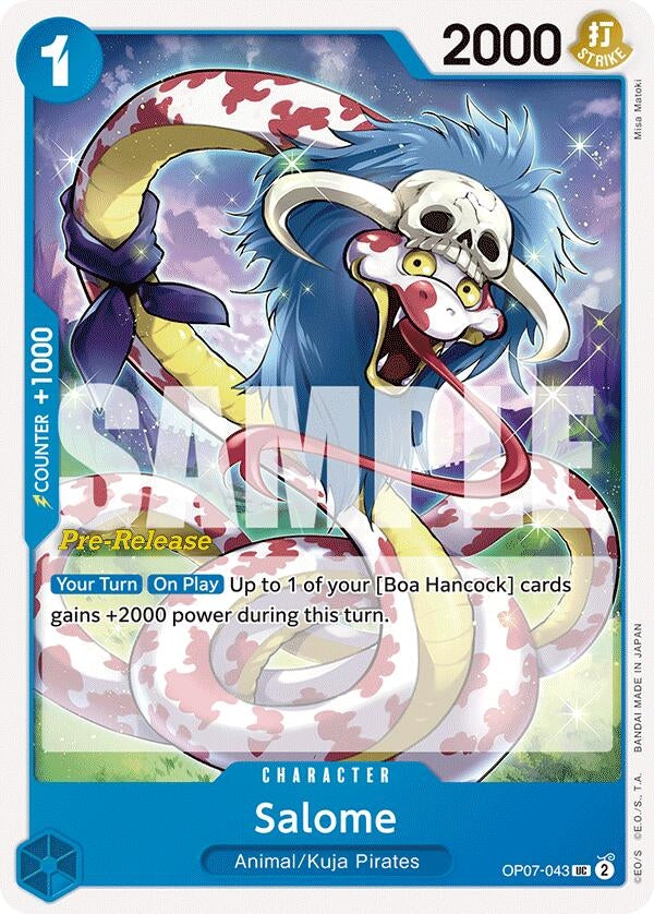 Image for Salome (OP07-043) (500 Years in the Future Pre-Release Cards) - One Piece Card Game