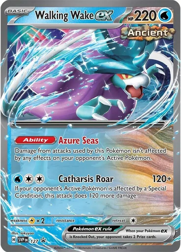 Image for Walking Wake ex - 127 (127) (SV: Scarlet & Violet Promo Cards) - Pokemon