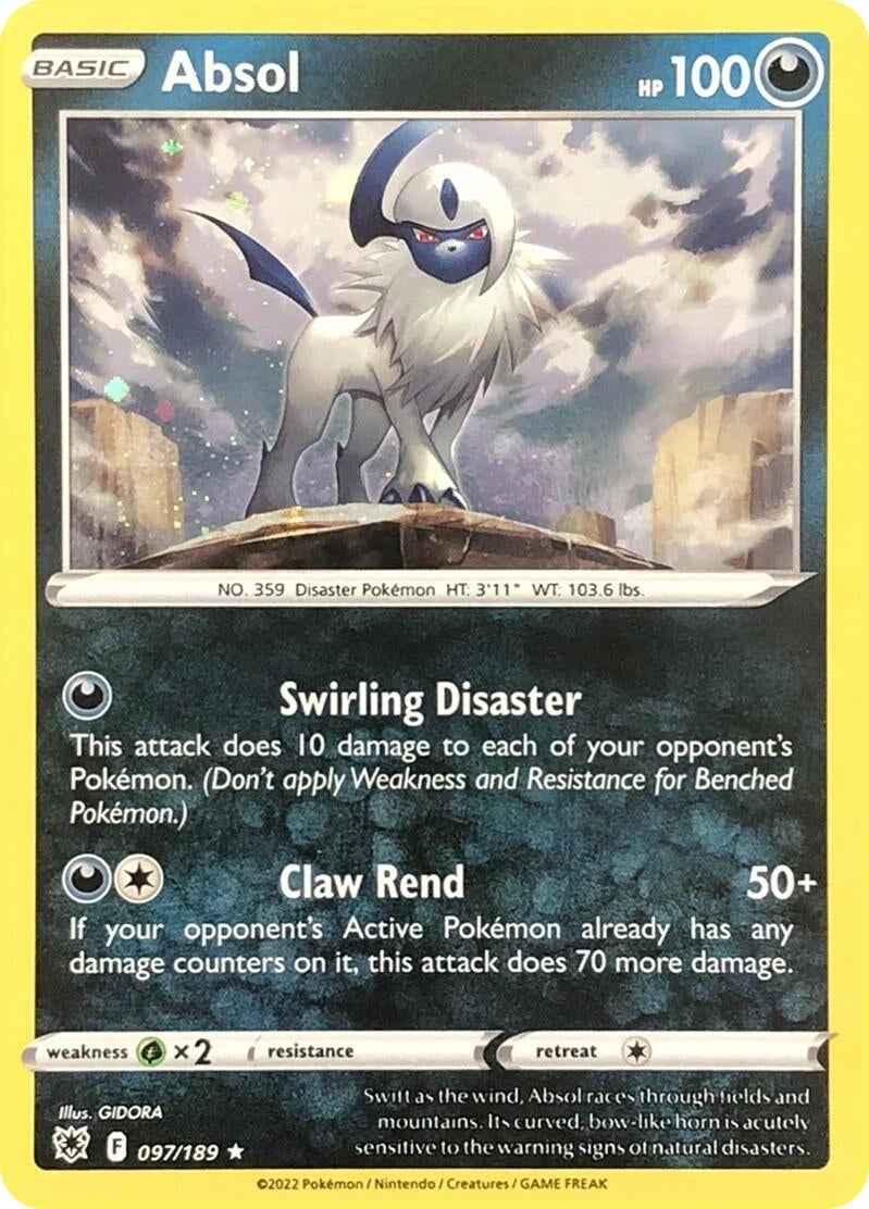 Image for Absol - 097/189 (Cosmos Holo) (097/189) (Miscellaneous Cards & Products) - Pokemon
