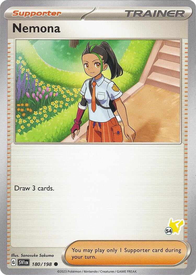 Image for Nemona - Pikachu 54 (180/198) (Battle Academy 2024) - Pokemon