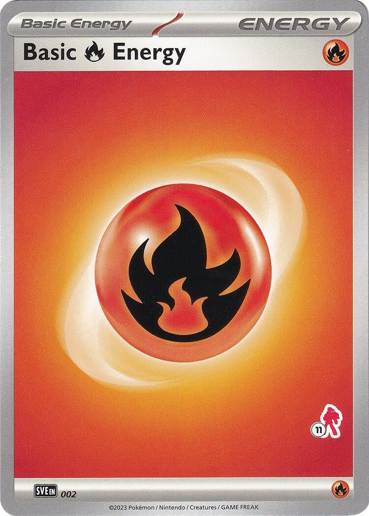 Image for Basic Fire Energy - Armarouge 11 (002) (Battle Academy 2024) - Pokemon