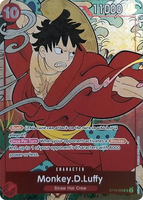 Image for Monkey.D.Luffy (English Version 1st Anniversary Set) (ST10-006) (One Piece Promotion Cards) - One Piece Card Game