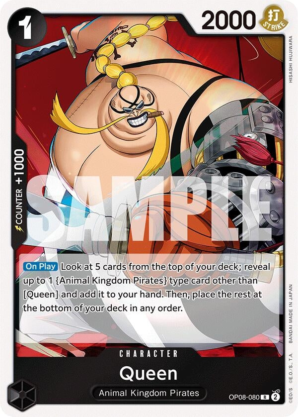 Image for Queen (OP08-080) (Two Legends) - One Piece Card Game