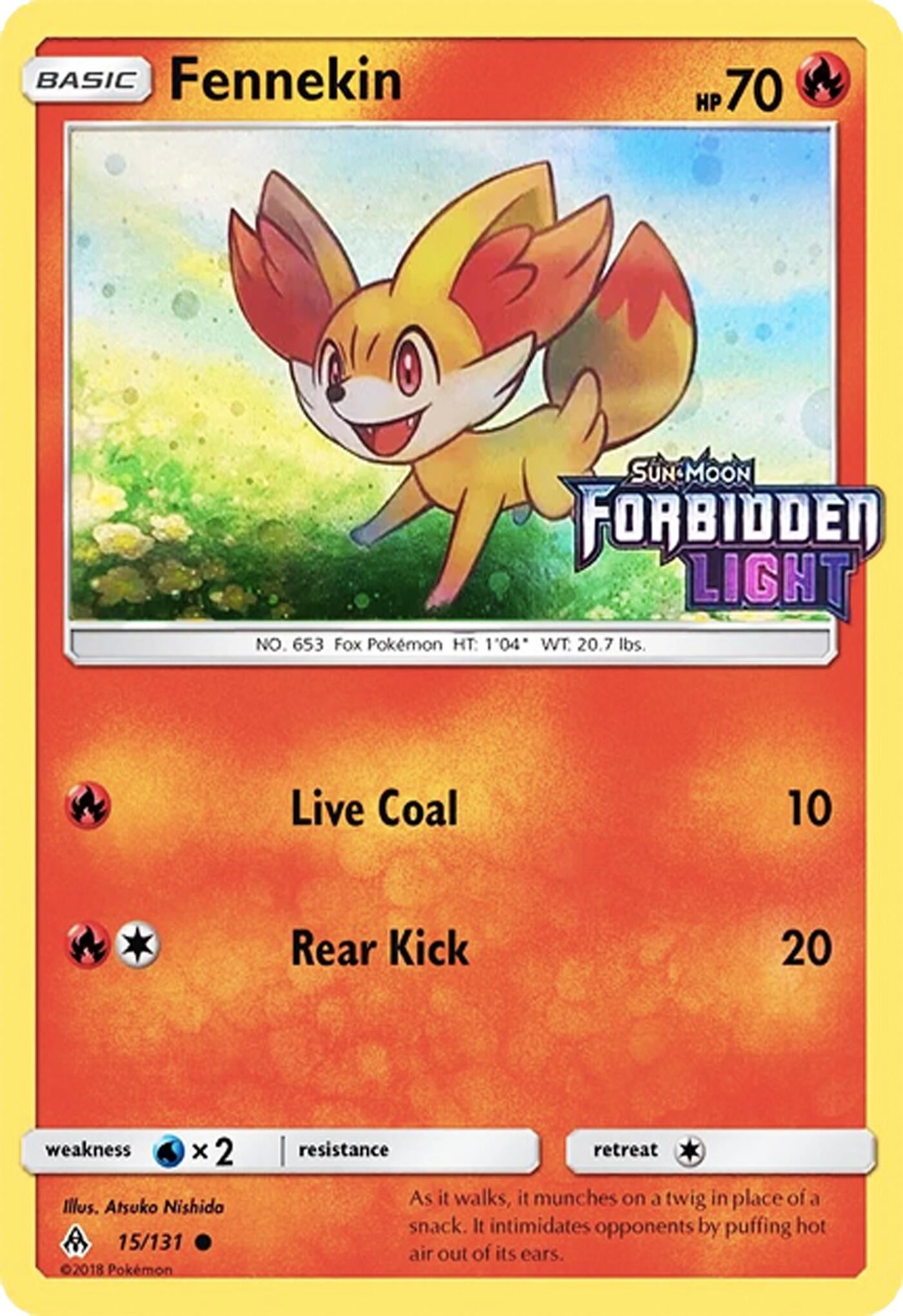 Image for Fennekin - 15/131 (Toys R' Us Promo) (15/131) (SM Promos) - Pokemon