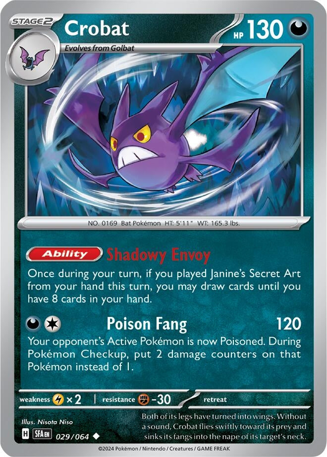 Image for Crobat (029/064) (SV: Shrouded Fable) - Pokemon