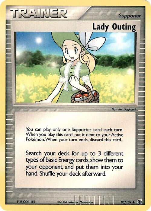 Image for Lady Outing - 83/109 (No E-Reader) (83/109) (Deck Exclusives) - Pokemon
