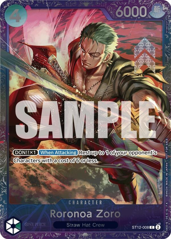 Image for Roronoa Zoro (Treasure Cup 2024) (ST12-008) (One Piece Promotion Cards) - One Piece Card Game