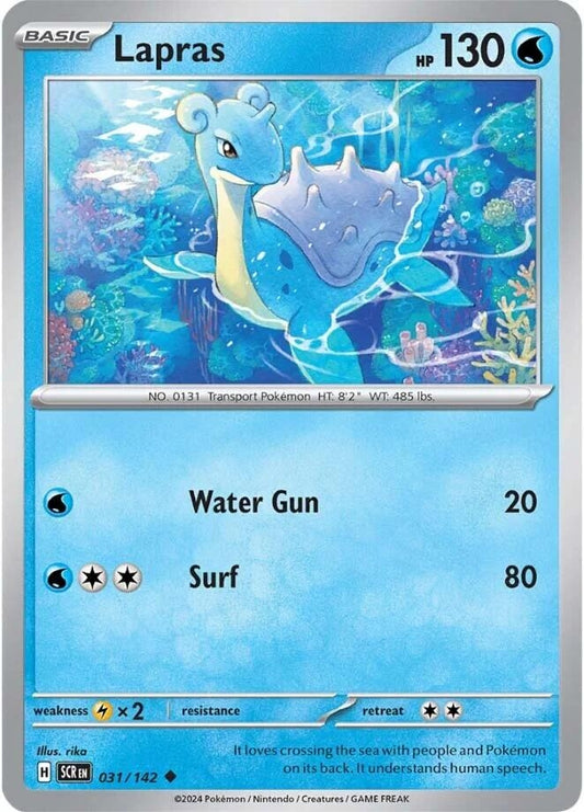 Image for Lapras (031/142) (SV07: Stellar Crown) - Pokemon