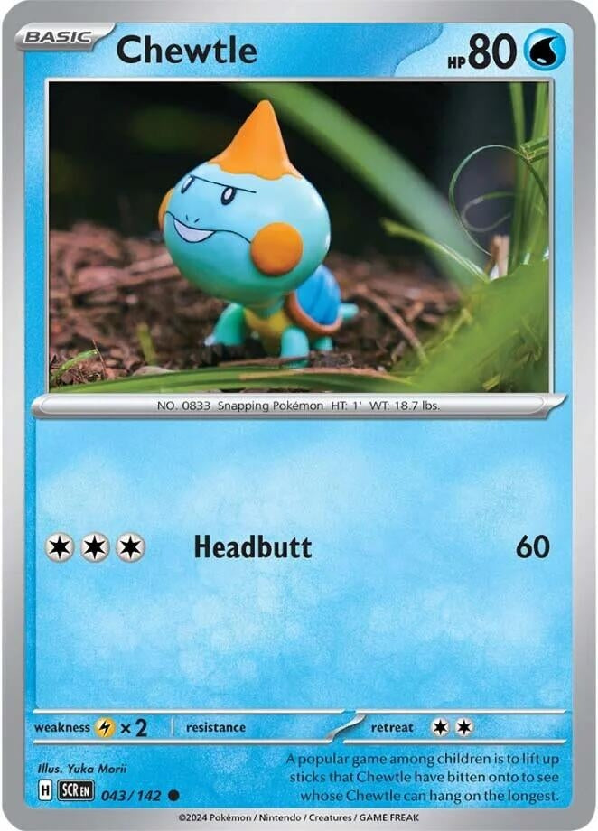 Image for Chewtle (043/142) (SV07: Stellar Crown) - Pokemon