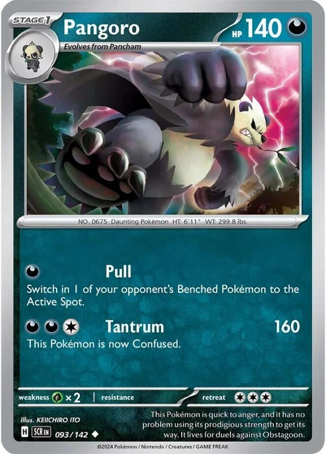 Image for Pangoro (093/142) (SV07: Stellar Crown) - Pokemon