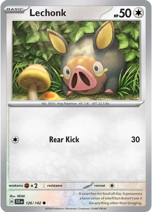 Image for Lechonk (126/142) (SV07: Stellar Crown) - Pokemon