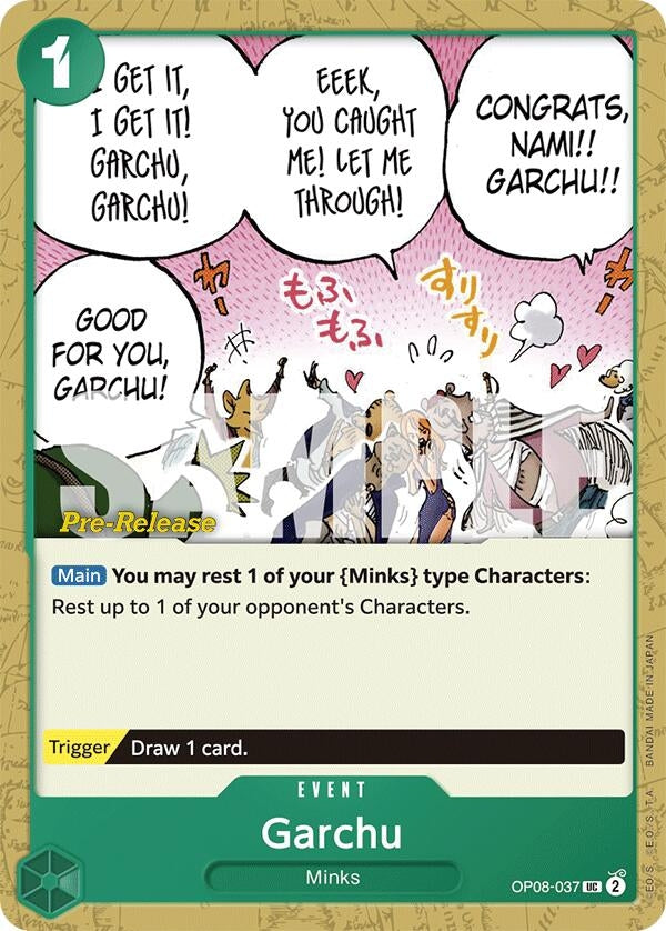Image for Garchu (OP08-037) (Two Legends Pre-Release Cards) - One Piece Card Game