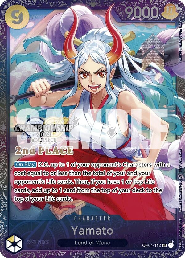 Image for Yamato (Championship 2024 Finals 2nd Place) (OP04-112) (One Piece Promotion Cards) - One Piece Card Game