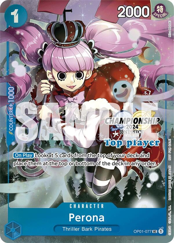 Image for Perona (Championship 2024 Top Player Pack) (OP01-077) (One Piece Promotion Cards) - One Piece Card Game