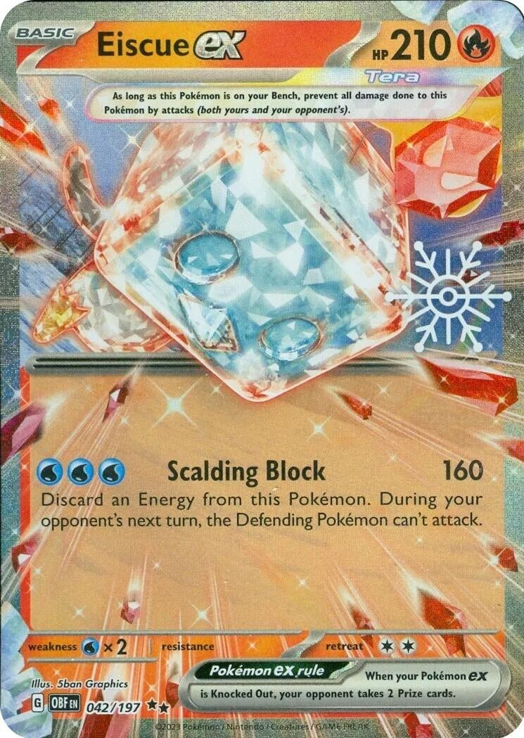 Image for Eiscue ex (Holiday Calendar) (042/197) (Miscellaneous Cards & Products) - Pokemon
