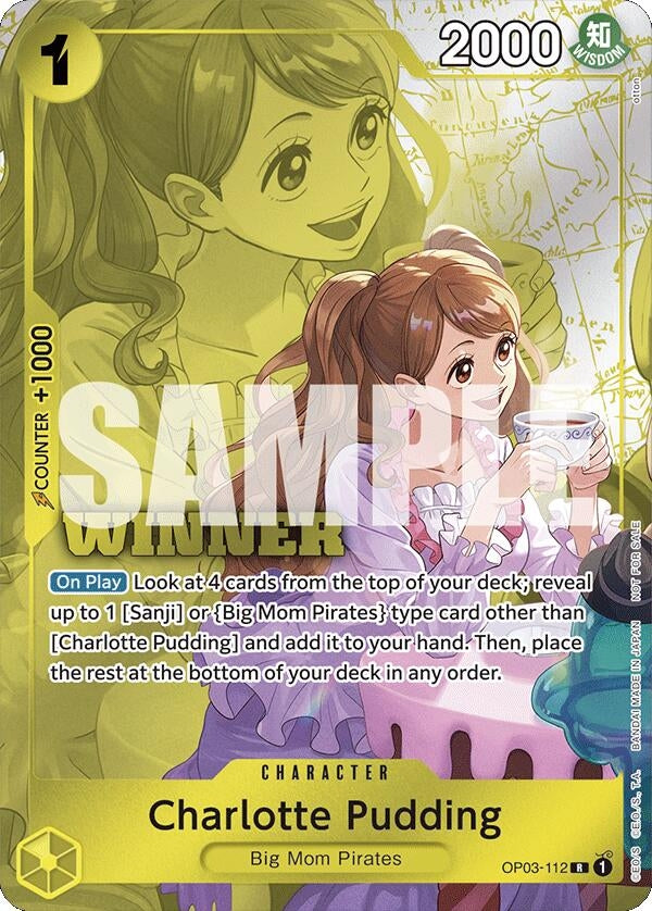 Image for Charlotte Pudding (Winner Pack 2024 Oct.-Dec.) (OP03-112) (One Piece Promotion Cards) - One Piece Card Game