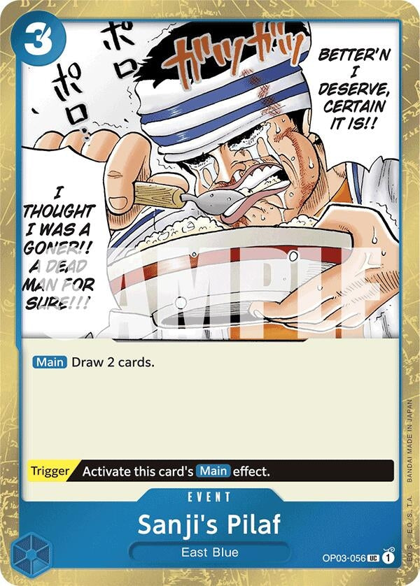 Image for Sanji's Pilaf (Jolly Roger Foil) (OP03-056) (Premium Booster -The Best-) - One Piece Card Game