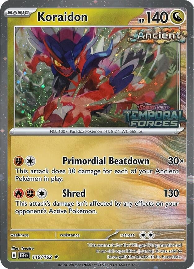 Image for Koraidon - 119/162 (European Promo) (119/162) (Miscellaneous Cards & Products) - Pokemon