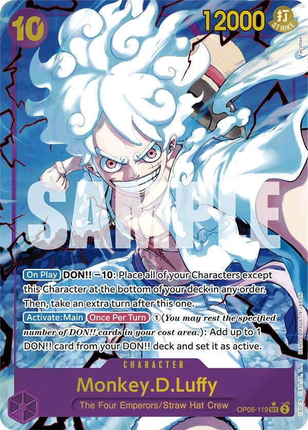 Image for Monkey.D.Luffy (OP05-119) (Alternate Art) (OP05-119) (Premium Booster -The Best-) - One Piece Card Game
