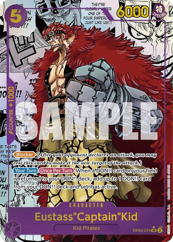 Image for Eustass"Captain"Kid (OP05-074) (Manga) (OP05-074) (Premium Booster -The Best-) - One Piece Card Game