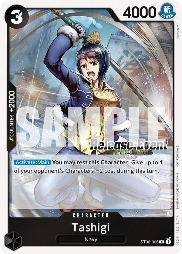 Image for Tashigi (ST15 - ST20 Release Event Winner Pack) (ST06-006) (One Piece Promotion Cards) - One Piece Card Game