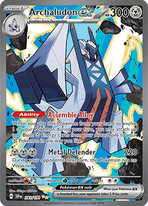 Image for Archaludon ex (241/191) (SV08: Surging Sparks) - Pokemon