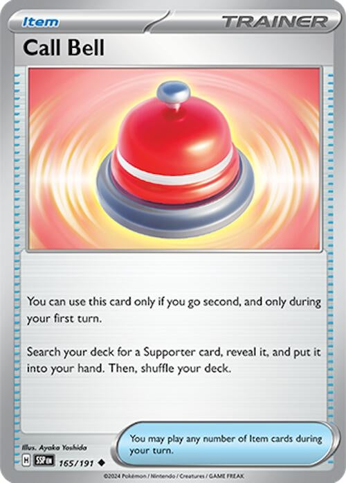 Image for Call Bell (165/191) (SV08: Surging Sparks) - Pokemon