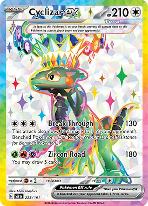 Image for Cyclizar ex (228/191) (SV08: Surging Sparks) - Pokemon
