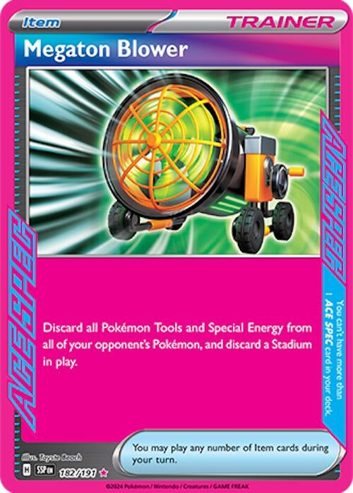 Image for Megaton Blower (182/191) (SV08: Surging Sparks) - Pokemon