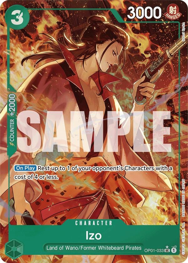 Image for Izo (OP01-033) (Alternate Art) (OP01-033) (Premium Booster -The Best-) - One Piece Card Game