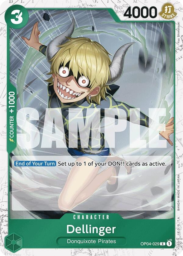 Image for Dellinger (Jolly Roger Foil) (OP04-029) (Premium Booster -The Best-) - One Piece Card Game
