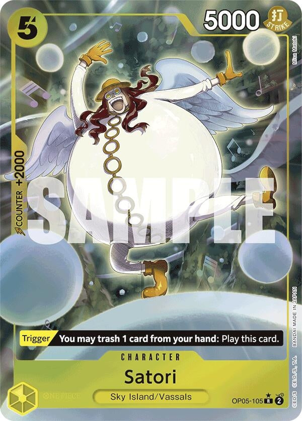 Image for Satori (Full Art) (OP05-105) (Premium Booster -The Best-) - One Piece Card Game