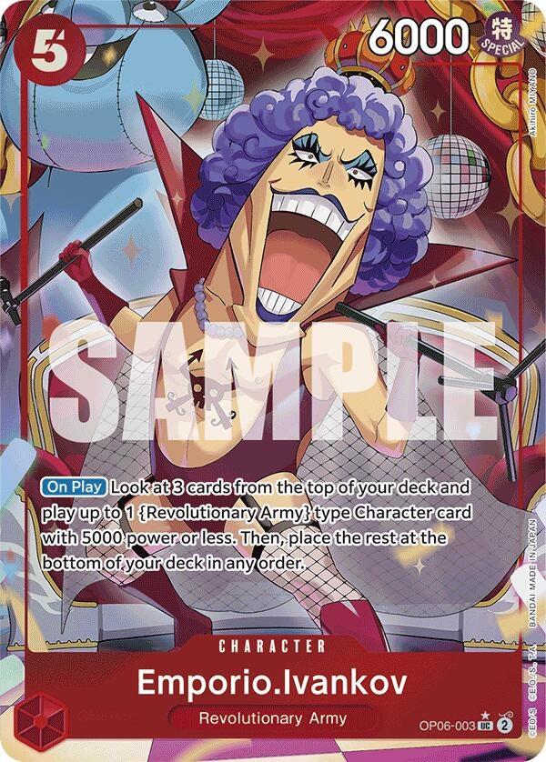 Image for Emporio.Ivankov (Full Art) (OP06-003) (Premium Booster -The Best-) - One Piece Card Game