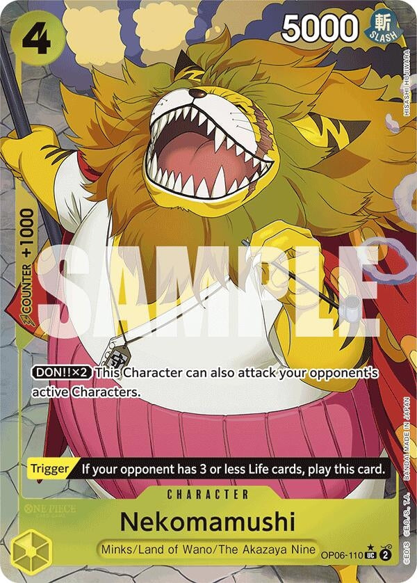 Image for Nekomamushi (Full Art) (OP06-110) (Premium Booster -The Best-) - One Piece Card Game