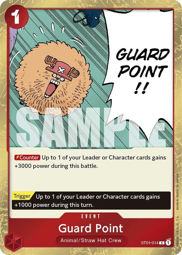 Image for Guard Point (Jolly Roger Foil) (ST01-014) (Premium Booster -The Best-) - One Piece Card Game
