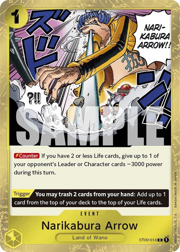 Image for Narikabura Arrow (Jolly Roger Foil) (ST09-014) (Premium Booster -The Best-) - One Piece Card Game