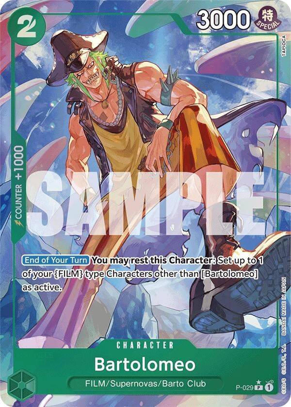Image for Bartolomeo (P-029) (Full Art) (P-029) (Premium Booster -The Best-) - One Piece Card Game